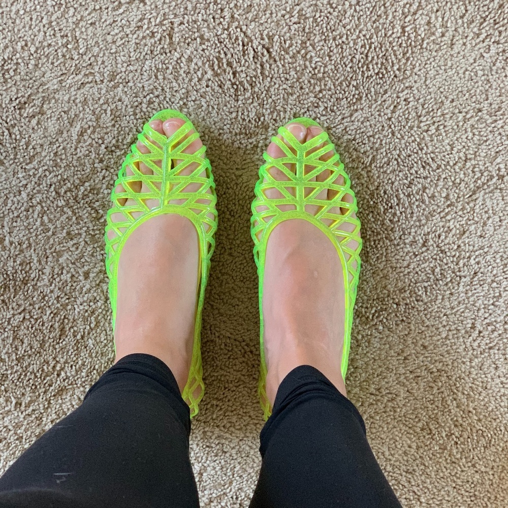 American Apparel Jelly Flats